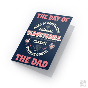 Old Guys Rule The Day of the Dad Greetings Card
