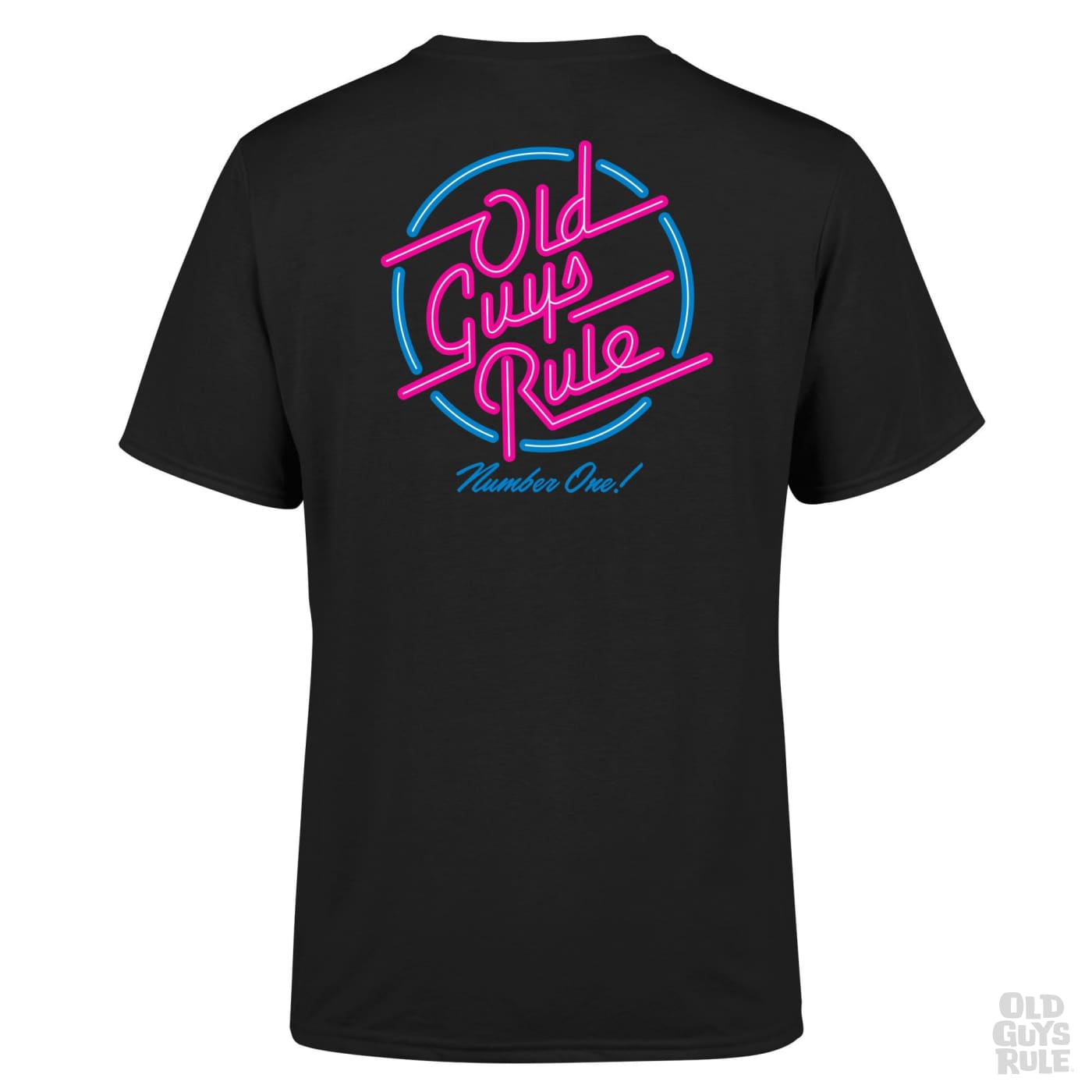Old Guys Rule Top of the Pops T-Shirt - Black