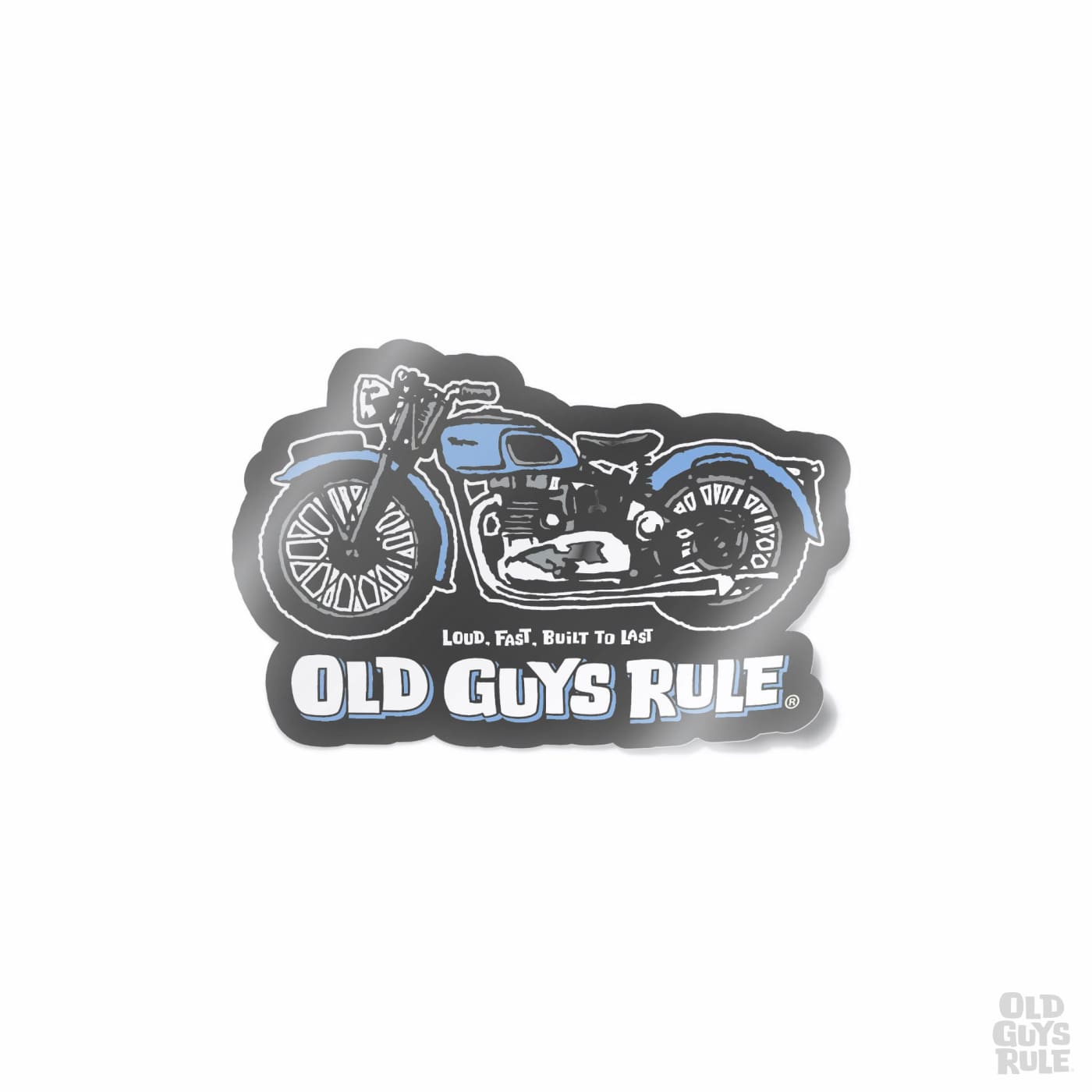 Old Guys Rule Triumph Decal